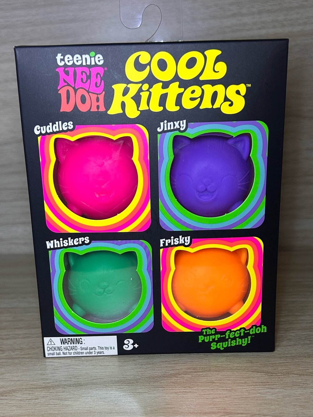 Teenie NEEDOH Cool Kittens - 4 Pack Teenie Kitten Squishies
